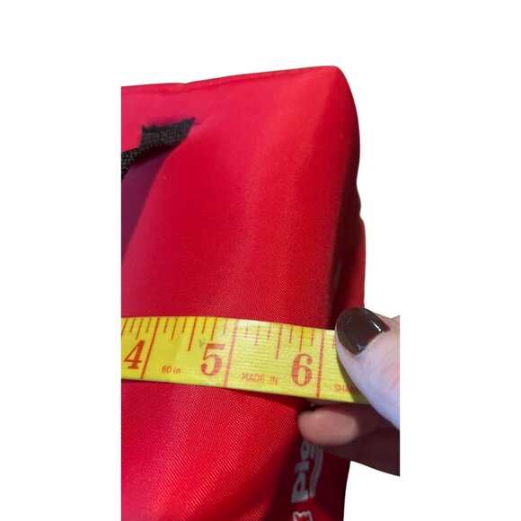 Vintage 90s Piggly Wiggly Red Insulated Lunch Bag With Handle - 9x6 Inches - Picture 5 of 6